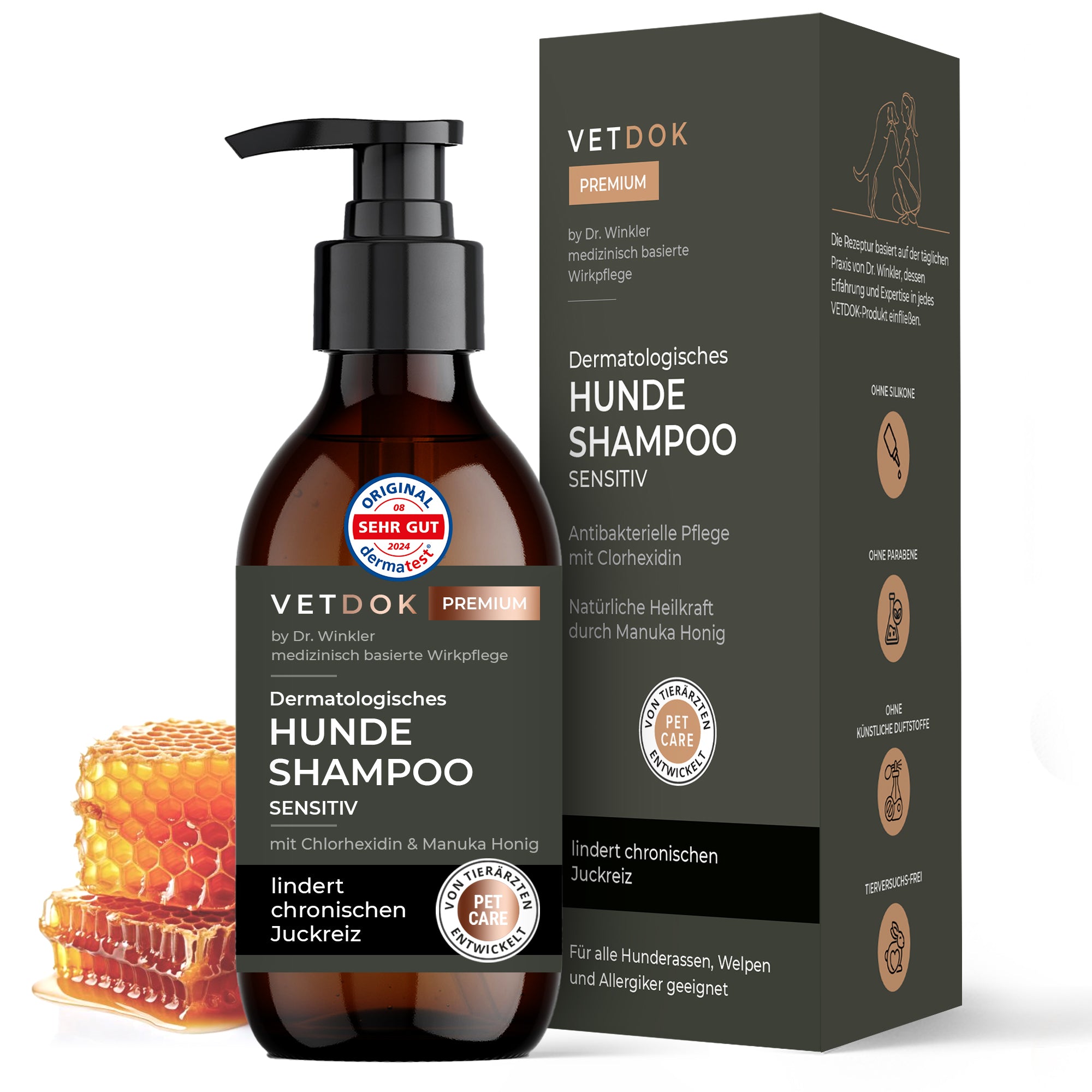 VetDok by Dr. Winkler – Dermatologisches Hundeshampoo Sensitiv