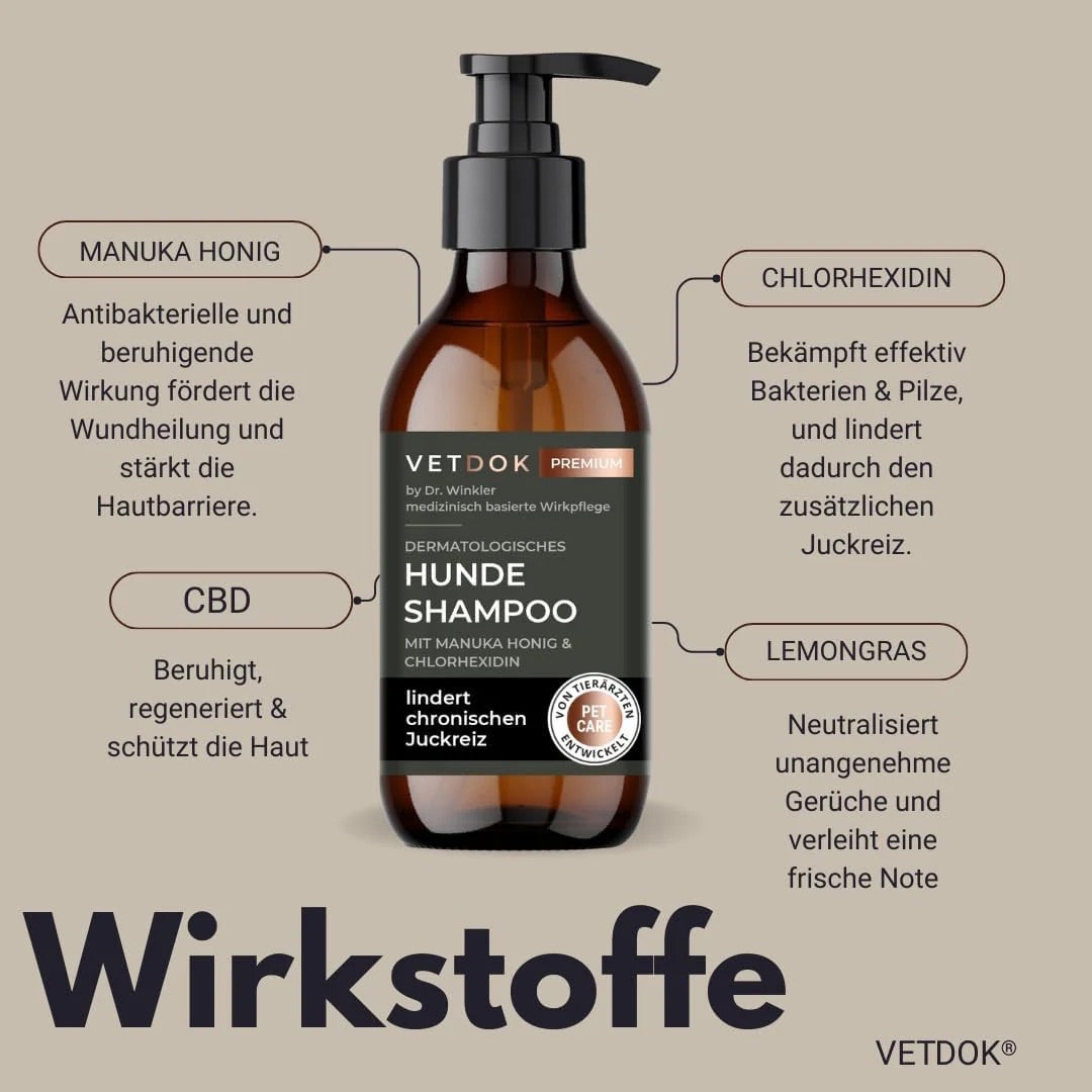 Dermatologisches Hundeshampoo Sensitiv